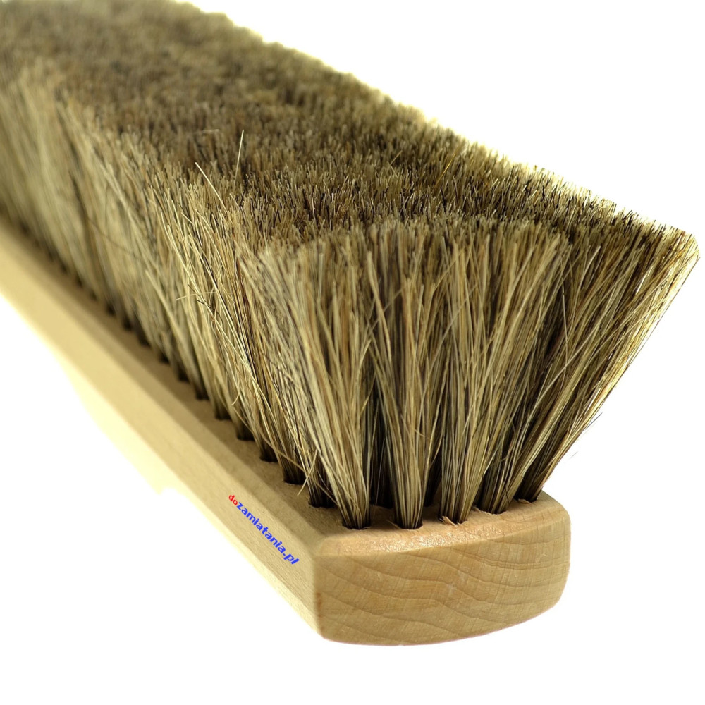 Szczotka z naturalnego włosia końskiego 50 cm zamiatacz do dużych powierzchni