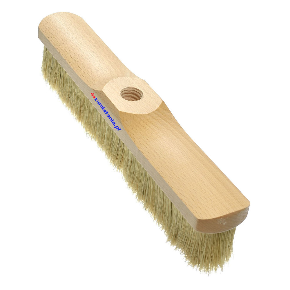 Szczotka do zamiatania z naturalnego włosia szczecina 28 cm