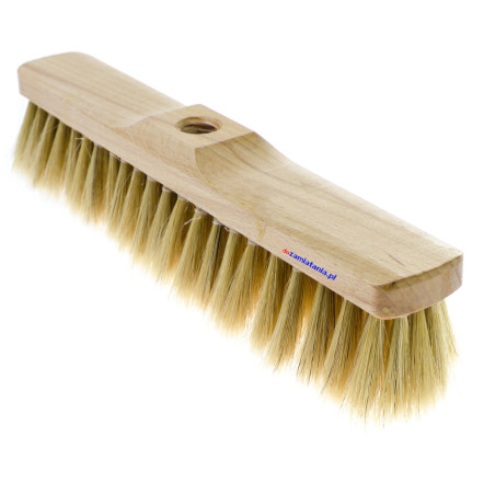 Szczotka do zamiatania z naturalnego włosia szczecina 30 cm